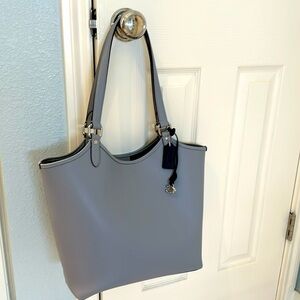 Gray Coach Tote Purse